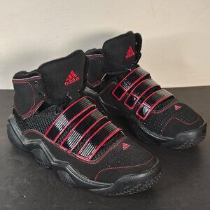 Adidas Powercrush Sneakers Shoes Mens Size 9 Black Red Basketball 2010‎ G23844